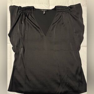 White House Black Market Classic Black Blouse
